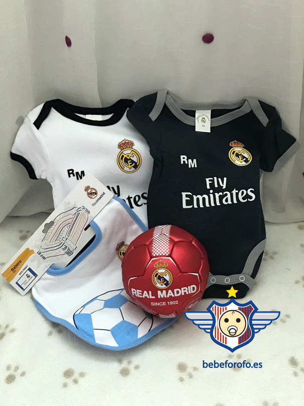 Canastilla Real Madrid  Canastillas de fútbol para bebé