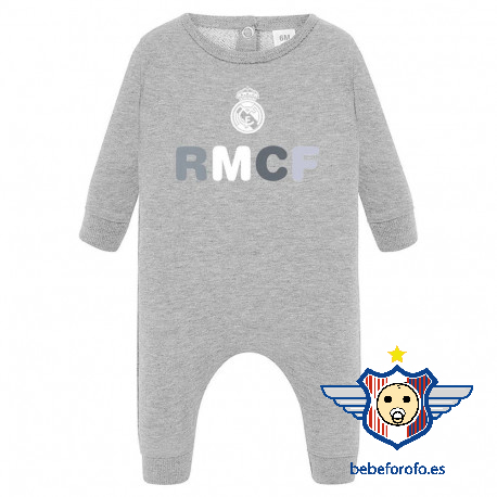 Pijama Mono Gris Real Madrid 9 meses |